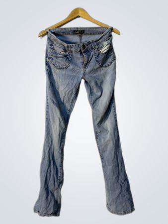 L.e.i. Damen Light Wash Flare Jeans