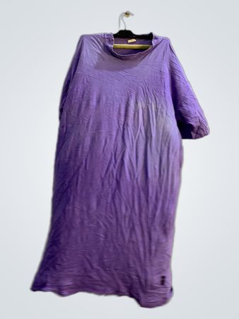 Lila Maxi T-Shirt Kleid