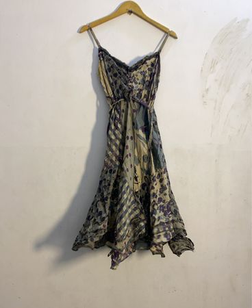 Bohemian Print Slip Dress