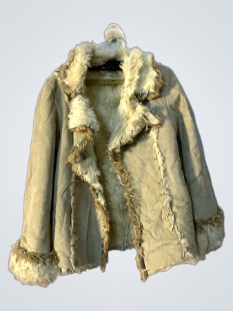 Atmosphere Faux Fur Lined Suede Jacket