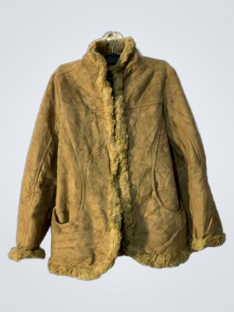 Esprit Faux Fur Lined Suede Jacket