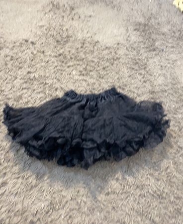 Schwarzer Tüllrock