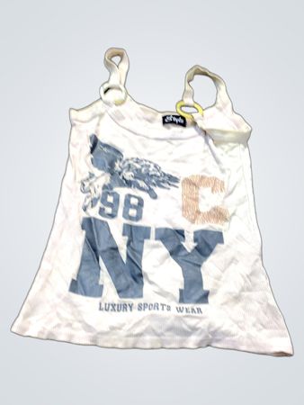 Style "98 NY LUXURY SPORTS WEAR" Grafik Tanktop