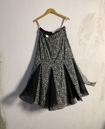 Roman Originals Leopard Print Plissierter Rock