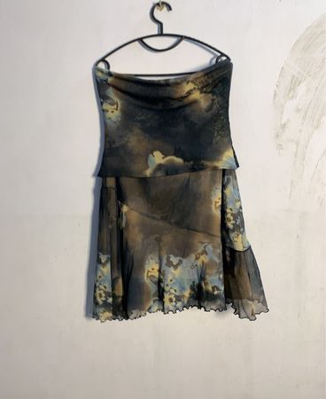 Noppies Maternity abstrakter Druck trägerloses Kleid