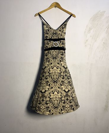 ZENTEX Damenmusterkleid mit Verzierungen