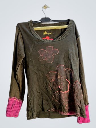 Desigual Langarm Graphic T-Shirt
