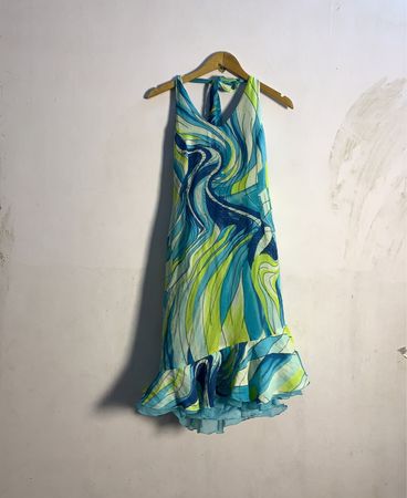 By Woman Estilo Halterkleid