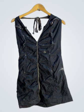 J-2 NAUTION WEAR Ärmelloses Zip-Up Hoodie Kleid