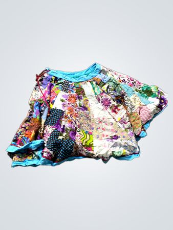 Patchwork Boho Bluse