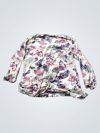 Originals Butterfly and Leaf Print Langarmshirt