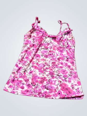 Rosa Blumen-Cami-Top