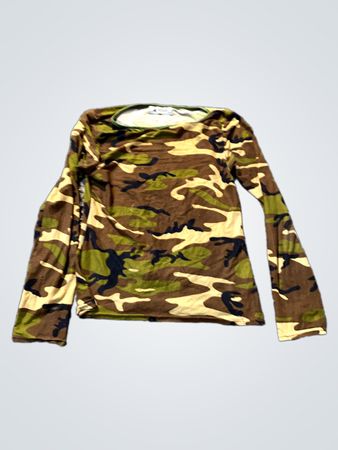 RISUN Camouflage Langarmhemd