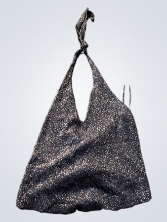 Glitzerndes Haltertop