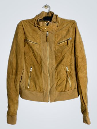 AC Slim Fit Suede Jacket