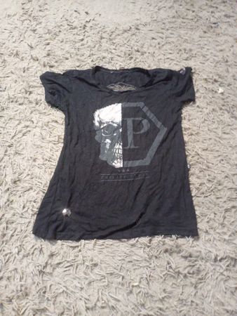 Philipp Plein Skull & Hexagon Logo T-Shirt