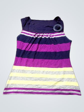Gestreiftes Tanktop mit Ringdetail