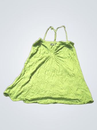 Grünes Spaghetti-Träger Tanktop