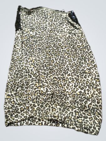 Leopardenmuster-Top mit Pailetten