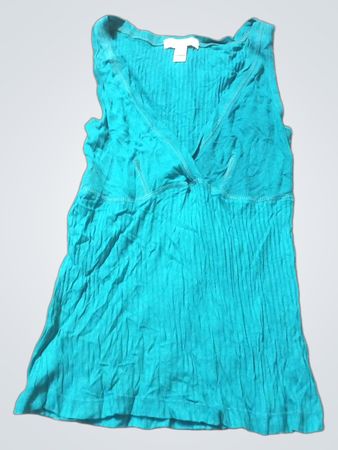 MNG Suit Teal Rüschentop