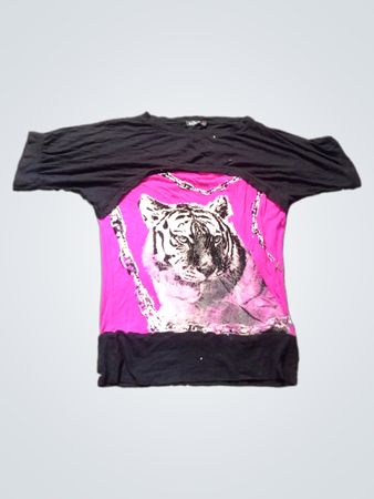 RODIN Tiger Print T-Shirt