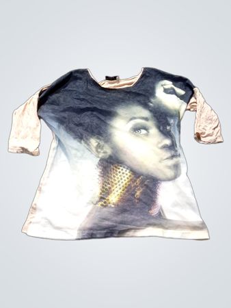 FOREVERPINK Grafik-T-Shirt mit Portraitdruck