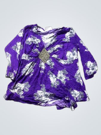 Wallis Petite Floral Print V-Neck Top