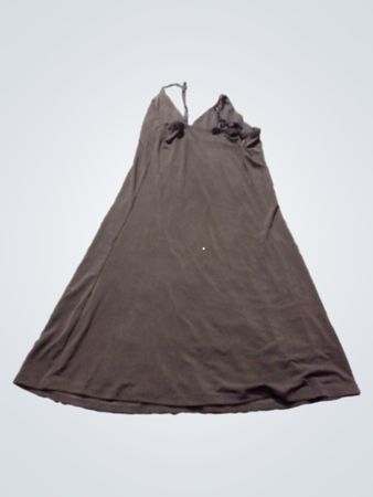 Braunes Halfterkleid