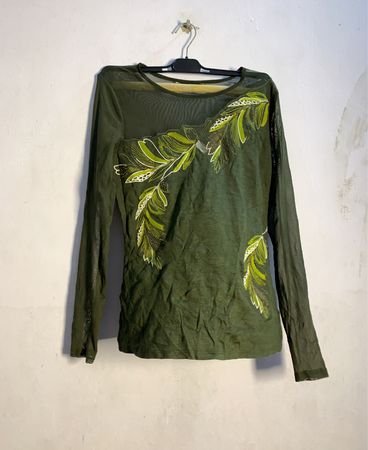 Nächstes Langarm-Mesh-Top