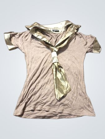 ADAS Damenoberteil mit Satin-Kragen und Schleife