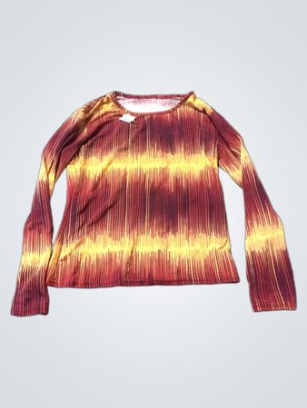 Langarmshirt mit abstraktem Muster