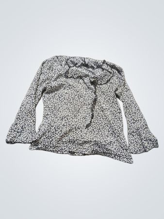 Langärmlige Bluse mit floralem Muster