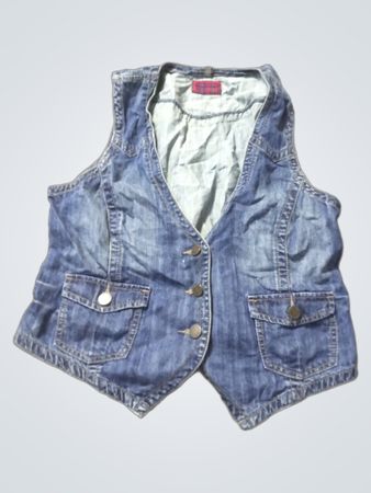 Street Grip Denim-Weste
