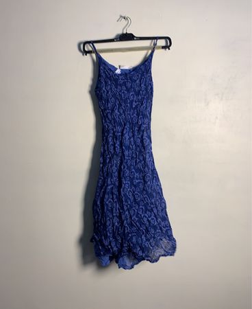 Hennes Collection Blau Gemustertes Kleid