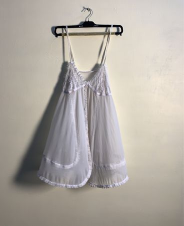 Weißes Babydoll-Lingerie