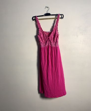 Hunkemöller Pink Lace Slip Dress