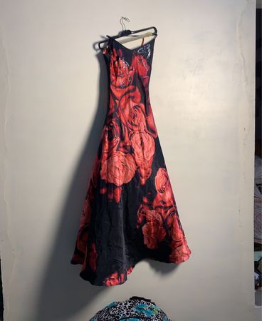 VALS Damen Blumentop-Druckkleid