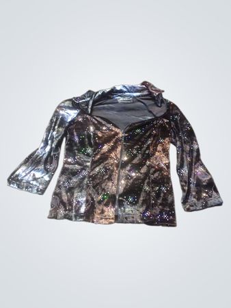 Jolibel Damen Sparkle Velvet Jacke