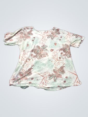 Blumenmuster T-Shirt