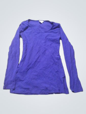 Lila Langarmshirt