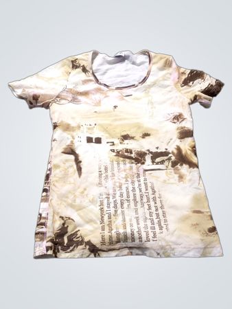 BLUE Damen T-Shirt mit Grafikdruck