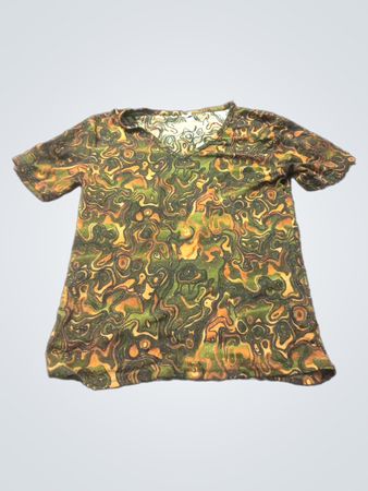 Abstraktes Muster T-Shirt