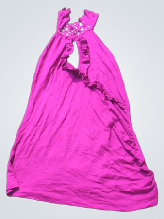 Rosa Halterkleid