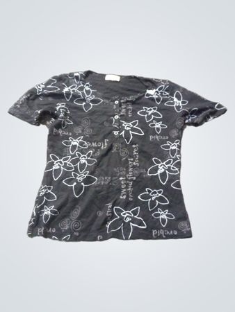 Oltre Collection T-Shirt mit Blumenmuster