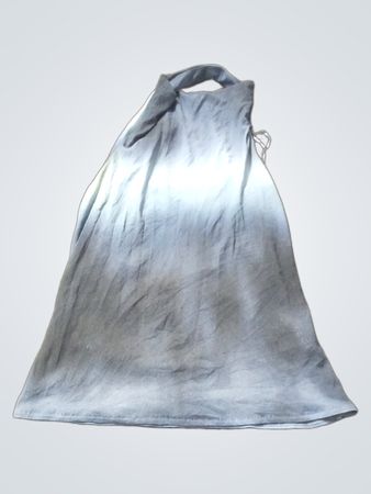 Graues Ombre-Halterkleid