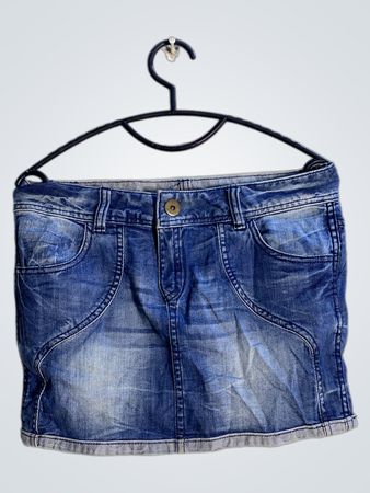 Blauer Jeansrock