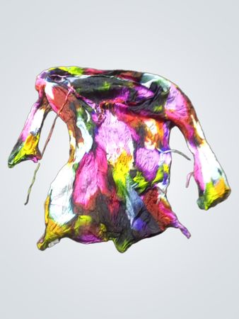 Bunt bedruckte Tunika