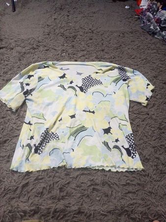 Blumenmuster T-Shirt