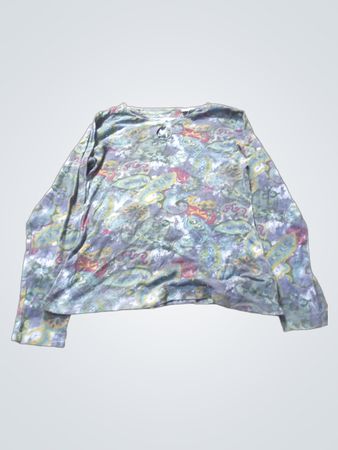 Langarm-Paisley-Drucktop