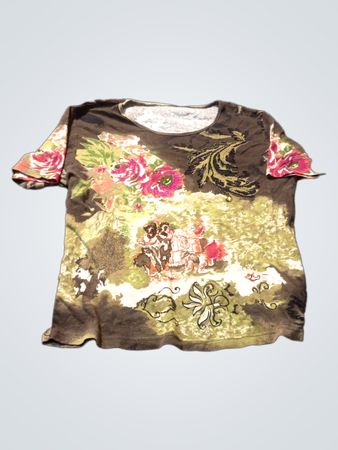 Damen T-Shirt mit Grafikdruck